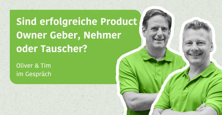 Geber, Nehmer oder Tauscher - was ist als PO am Besten?