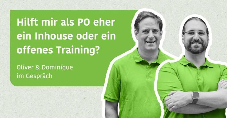Blogpost Hilft mir als PO eher ein Inhouse oder ein offenes Training