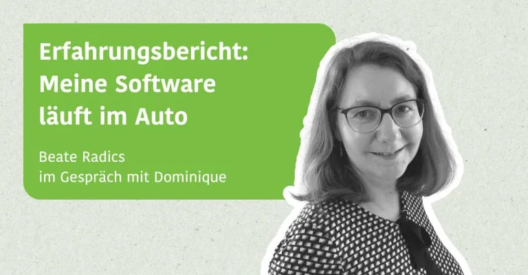 Blogpost Meine Software läuft im Auto