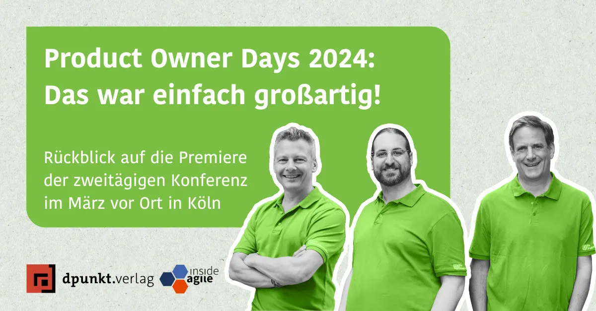 Blogpost Product Owner Days 2024 am 11.-13.März in Köln