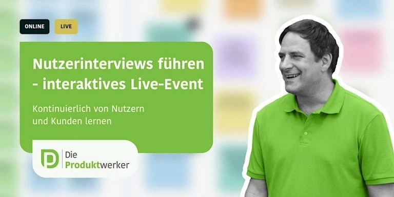 Nutzerinterviews führen - interaktives Live-Event