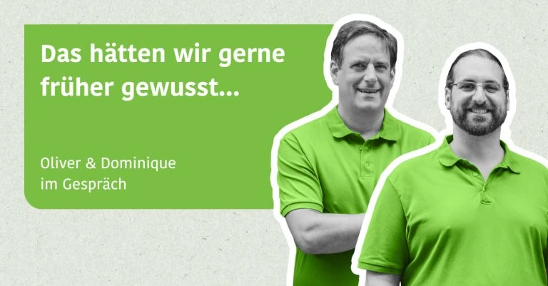 Blogpost Das hätten wir gerne früher gewusst..