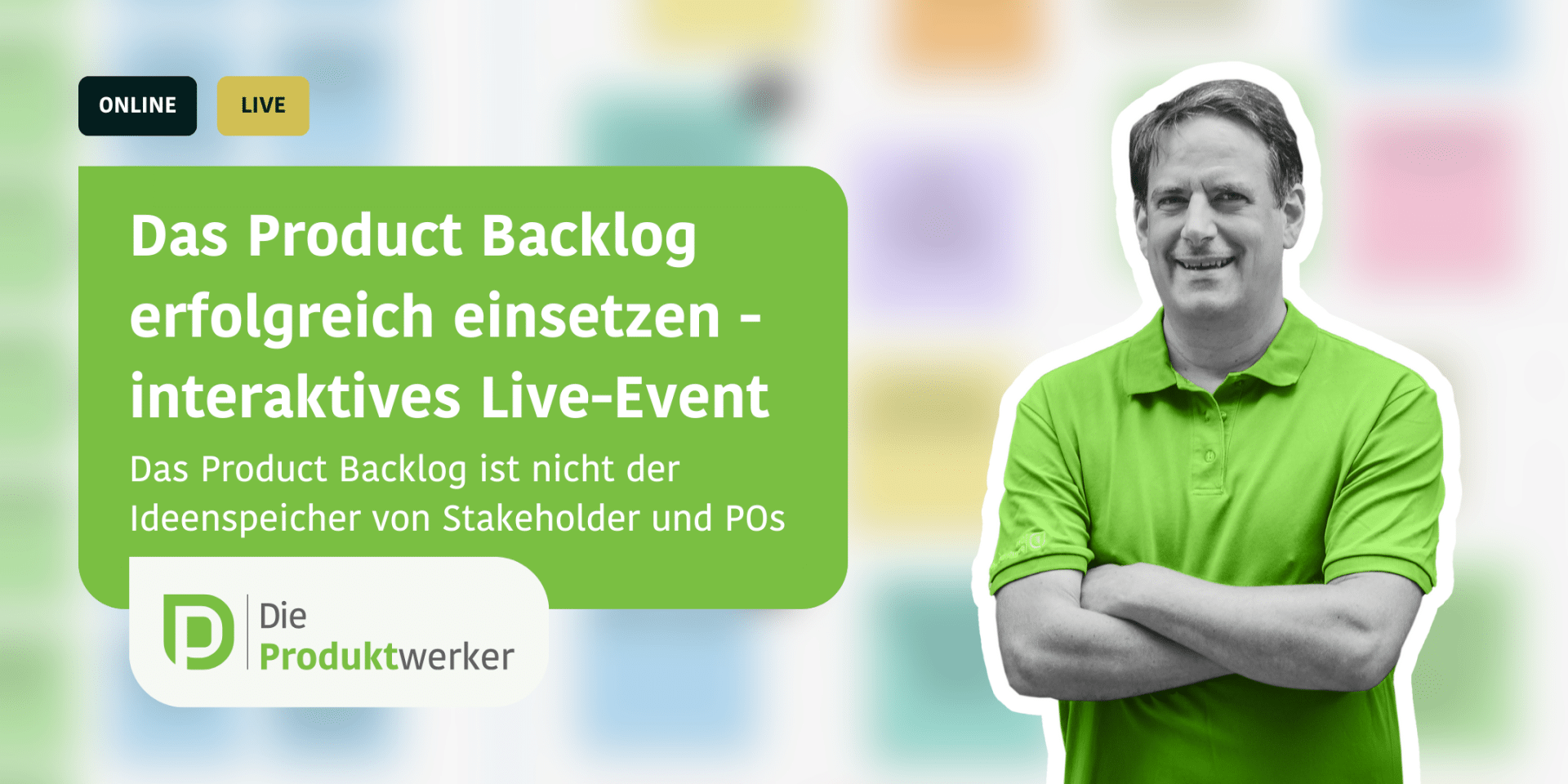 Product Backlog Management - Oliver Winter im Live-Event