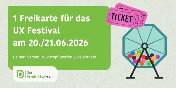 Gewinnspiel UX Festival 2026